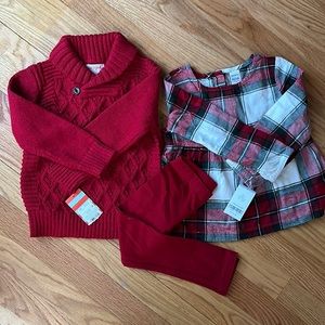 Toddler Girls’ Christmas Outfit